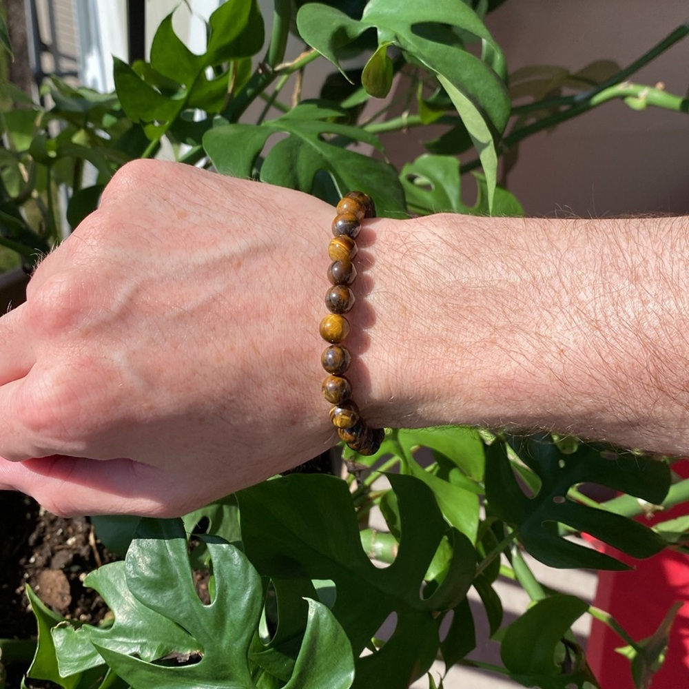 Men’s Tiger Eye Energy Bracelet